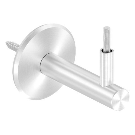 Držiak madla s priechodným otvorom, vrátane skrutky M6 x 70 mm, platnička 68 x 5 mm bez otvorov